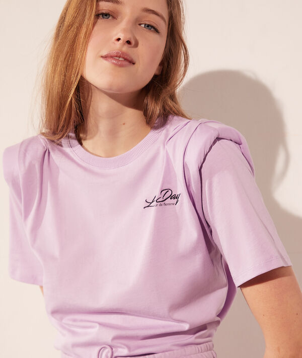 T-shirt à épaulettes "Lazy day" T-shirt à épaulettes "Lazy day"