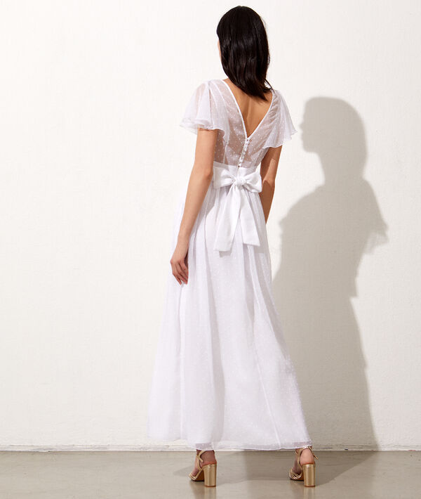 Robe longue en plumetis Robe longue en plumetis