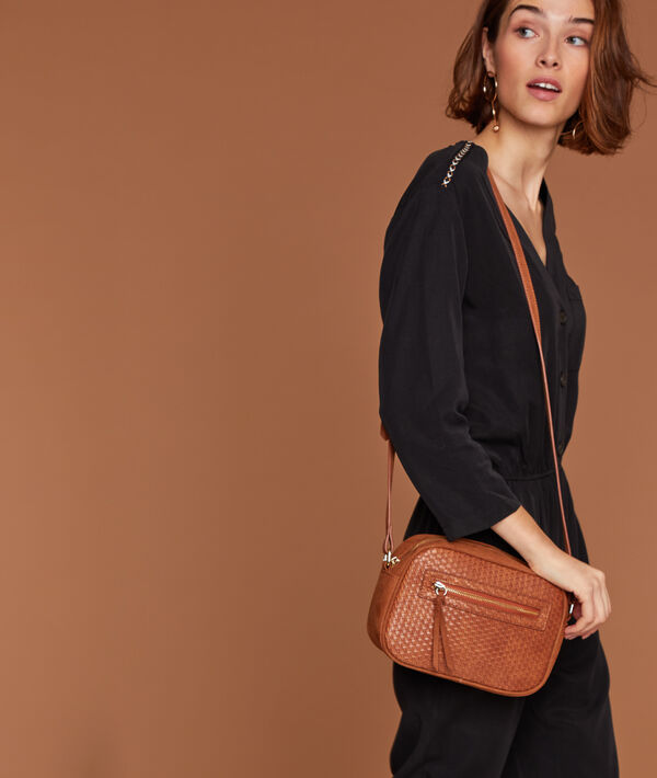 Sac besace zippé effet cuir Sac besace zippé effet cuir
