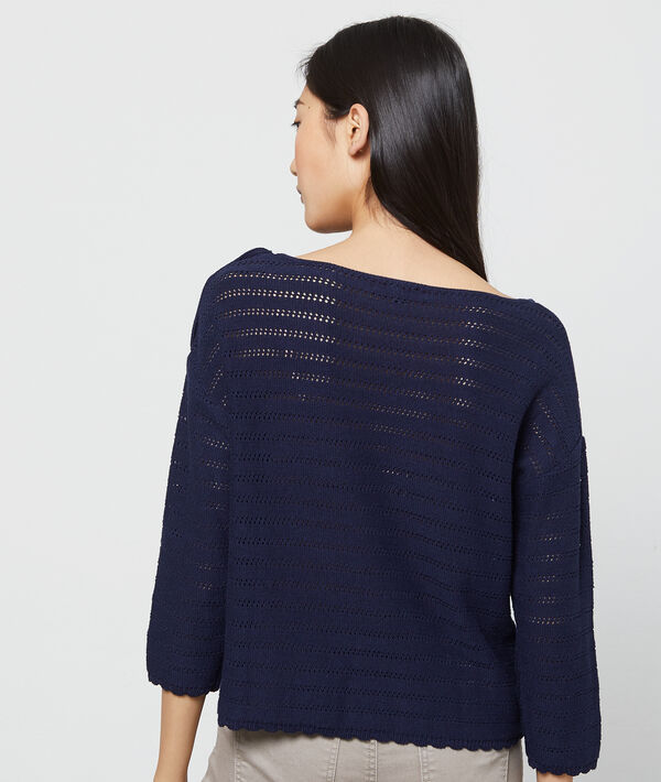 Pull en maille ajourée Pull en maille ajourée