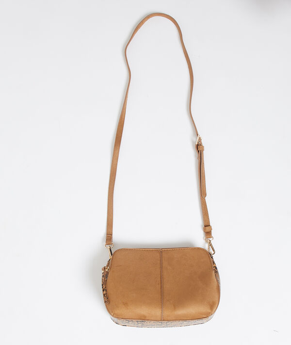 Sac besace effet daim et serpent Sac besace effet daim et serpent