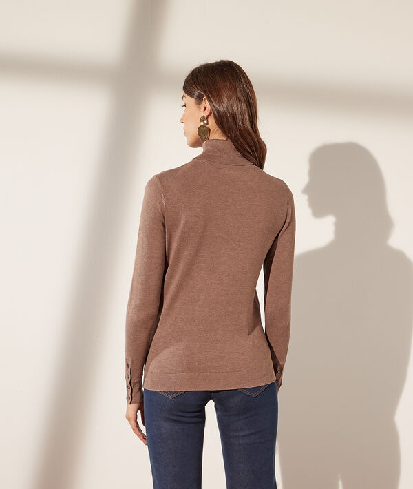 Pull col roulé en maille éco-responsable Pull col roulé en maille éco-responsable