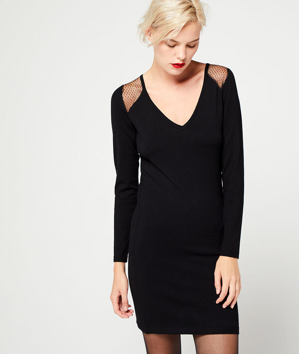 Robe pull dos guipure Robe pull dos guipure