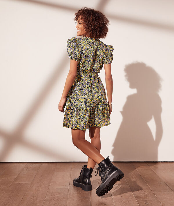 Robe portefeuille imprimé fleuri Robe portefeuille imprimé fleuri