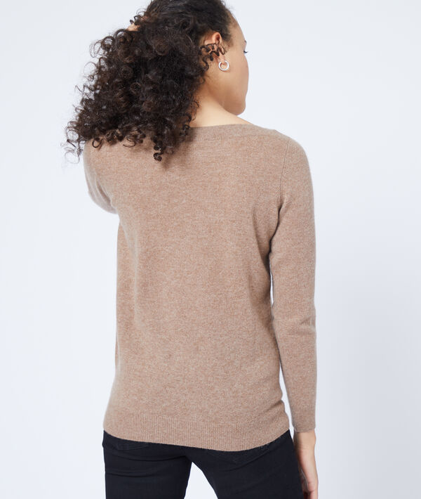 Pull col bateau en cachemire Pull col bateau en cachemire