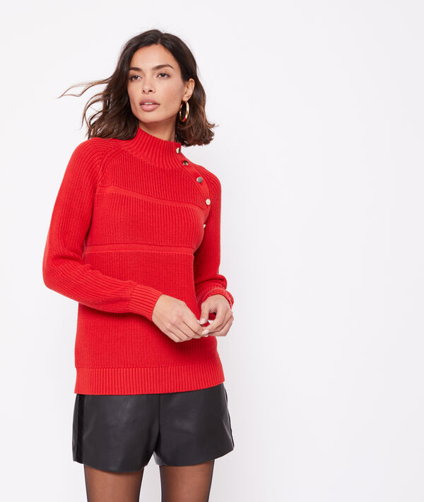 Pull 100% coton en grosse maille Pull 100% coton en grosse maille