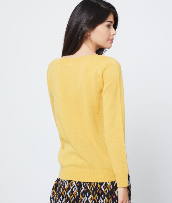 Pull col bateau en cachemire Pull col bateau en cachemire