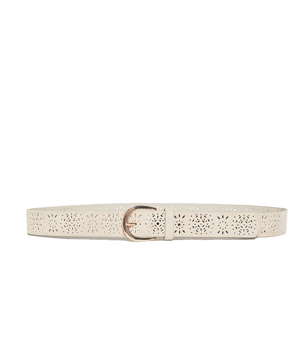Ceinture perforée en croûte de cuir Ceinture perforée en croûte de cuir