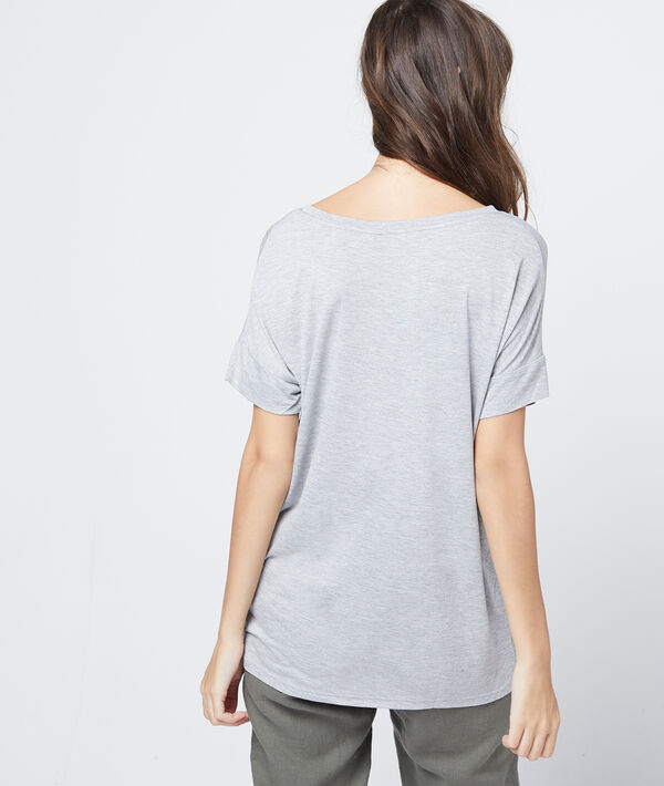 T-shirt uni col V T-shirt uni col V