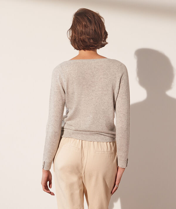 Pull col bateau en cachemire Pull col bateau en cachemire