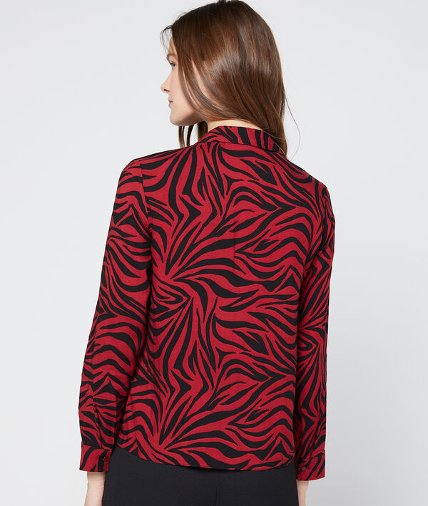 Chemise à imprimé zèbre Chemise à imprimé zèbre