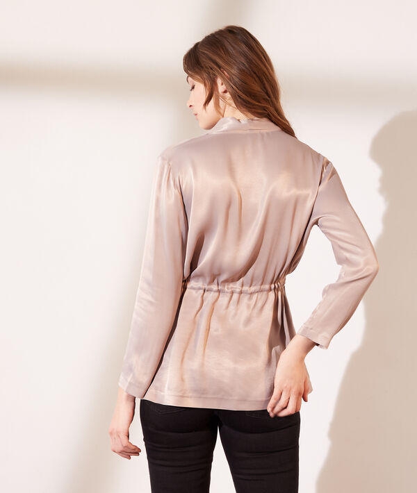 Chemise à nouer satinée Chemise à nouer satinée