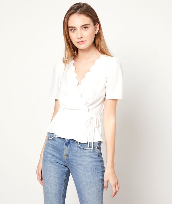 Blouse cache-coeur Blouse cache-coeur