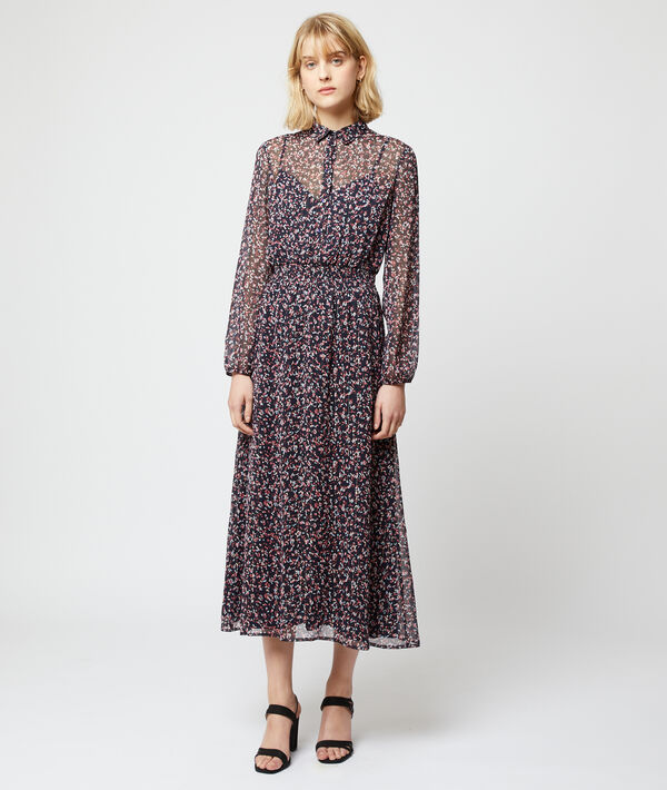 Robe smokée imprimé fleuri Robe smokée imprimé fleuri