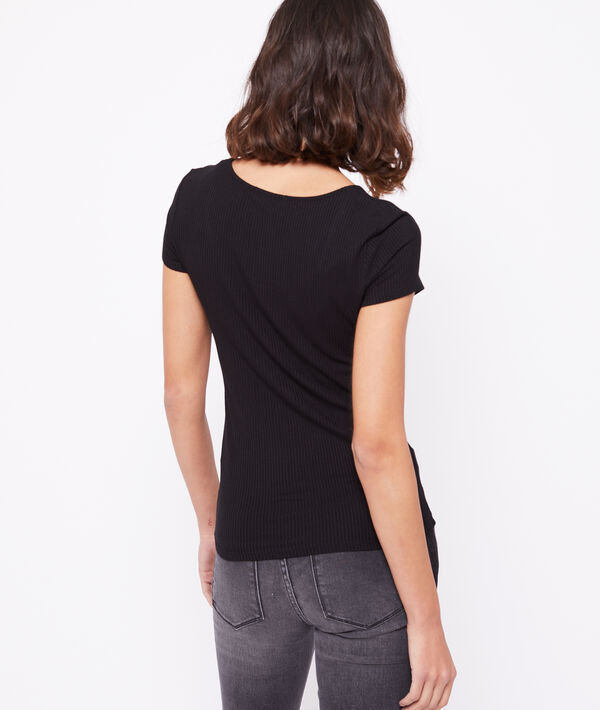 T-shirt côtelé T-shirt côtelé
