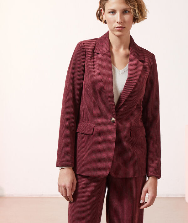 Veste de tailleur en velours côtelé Veste de tailleur en velours côtelé