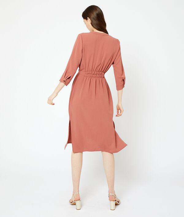 Robe longue ceinturée Robe longue ceinturée