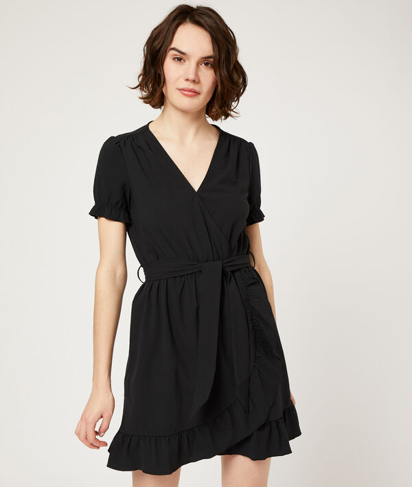 Robe portefeuille à volants Robe portefeuille à volants