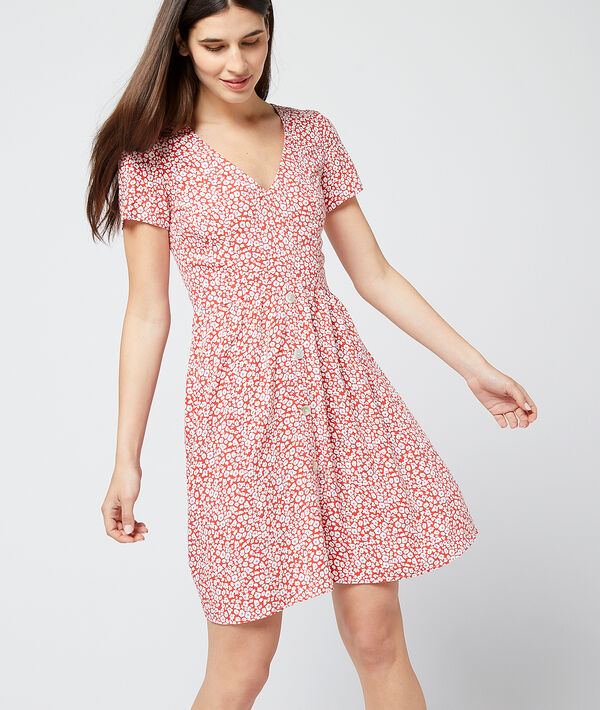 Robe boutonnée à imprimé fleuri Robe boutonnée à imprimé fleuri