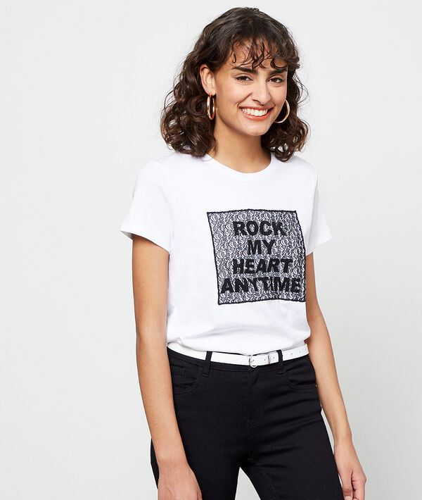 T-shirt "Rock my heart anytime" T-shirt "Rock my heart anytime"