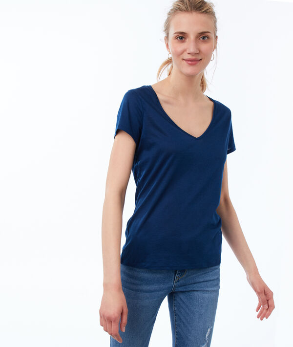 T-shirt uni col V T-shirt uni col V
