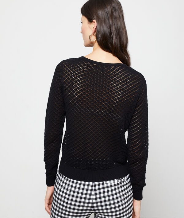 Pull en maille ajourée Pull en maille ajourée
