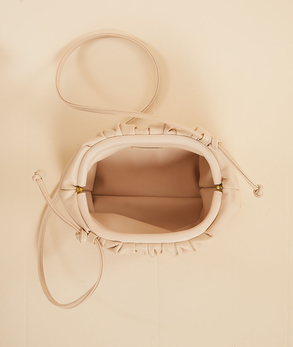 Sac bourse beige chine.