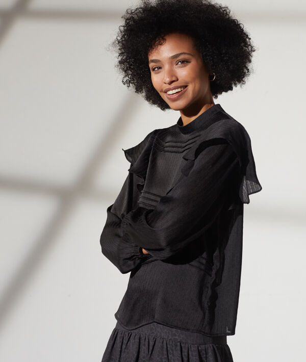 Blouse avec volants sur les manches Blouse avec volants sur les manches