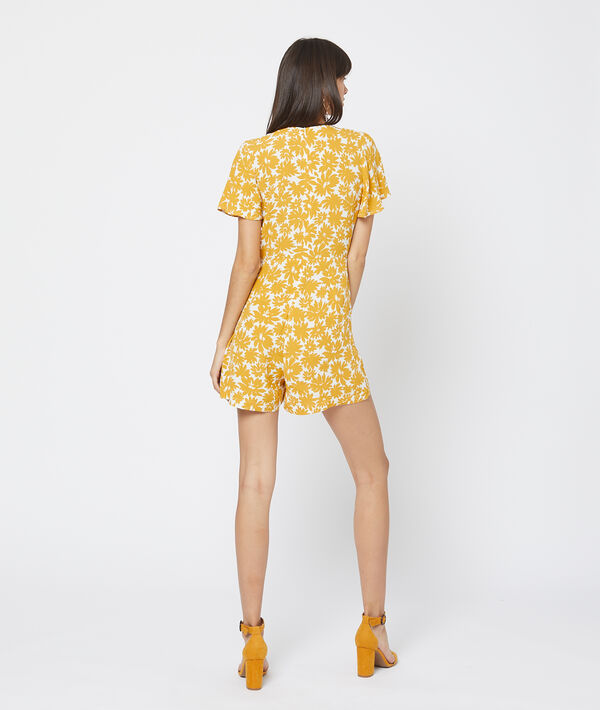 Combishort à imprimé floral Combishort à imprimé floral
