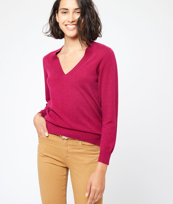 Pull col v en cachemire Pull col v en cachemire