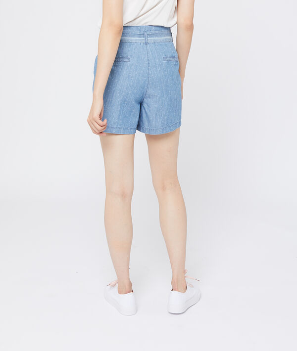 Short en jean à nouer Short en jean à nouer