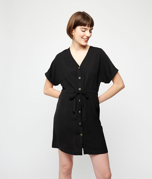 Robe boutonnée à nouer Robe boutonnée à nouer