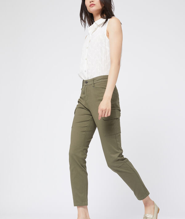 Pantalon slim à poches Pantalon slim à poches