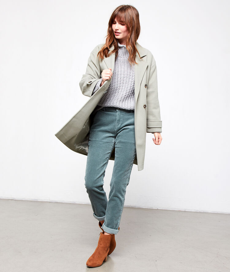 Manteau masculin sauge.
