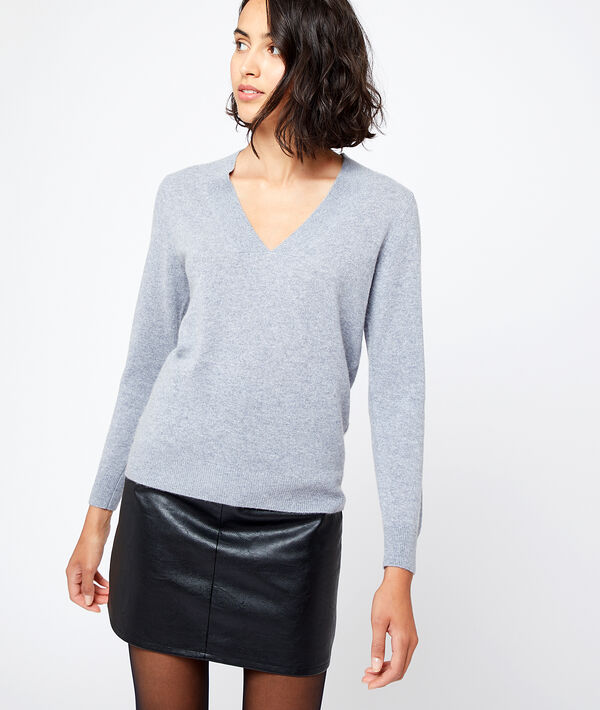 Pull col v en cachemire Pull col v en cachemire