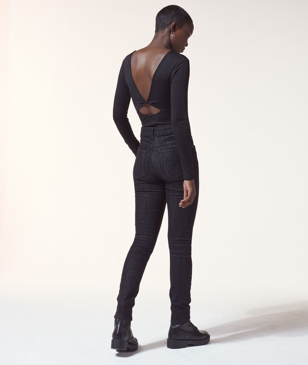 Jean slim noir.