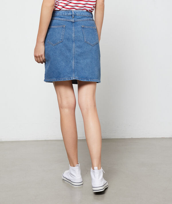 Jupe courte en jean Jupe courte en jean