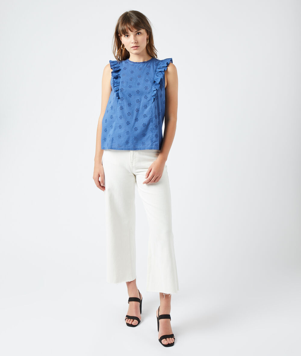 Blouse en guipure moonlight.