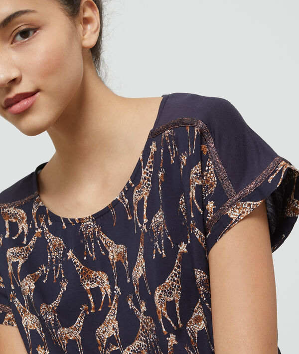 T-shirt à motifs girafes T-shirt à motifs girafes