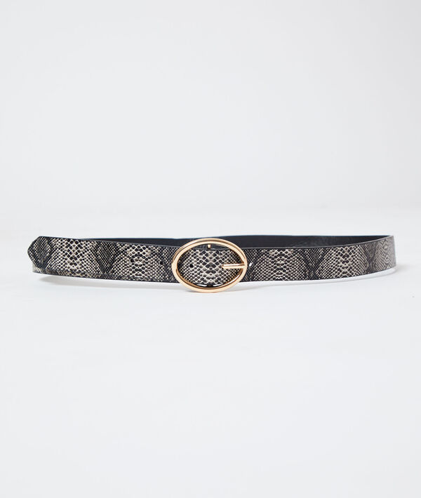 Ceinture à imprimé serpent Ceinture à imprimé serpent