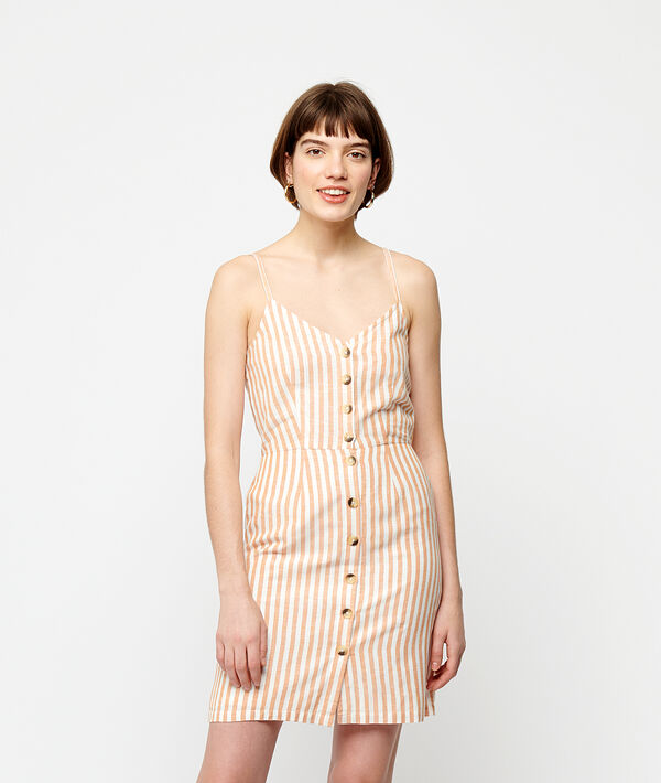 Robe boutonnée à rayures Robe boutonnée à rayures
