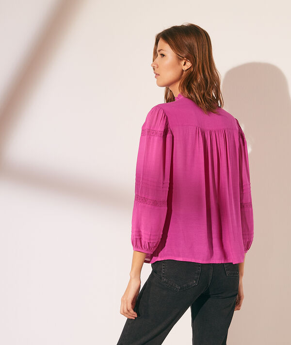 Chemise avec détails en dentelle Chemise avec détails en dentelle