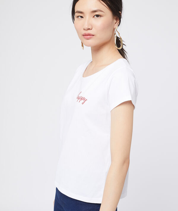 T-shirt en coton "Happy" T-shirt en coton "Happy"