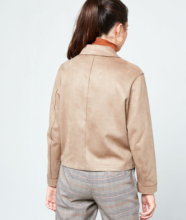 Veste courte effet daim Veste courte effet daim