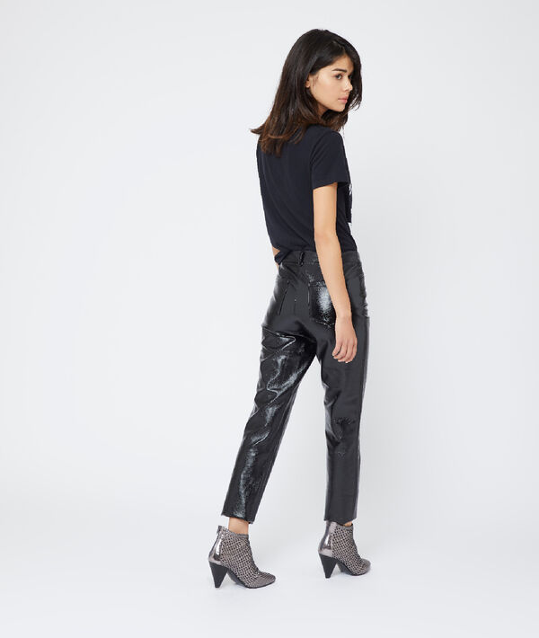 Pantalon slim en vinyle Pantalon slim en vinyle
