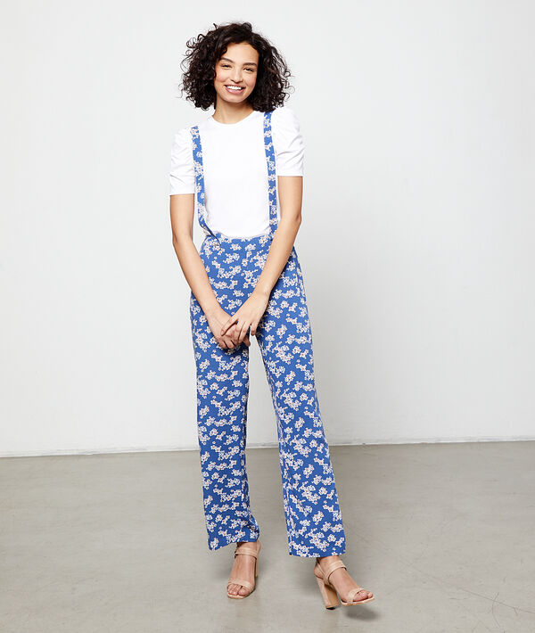 Pantalon large imprimé fleuri Pantalon large imprimé fleuri