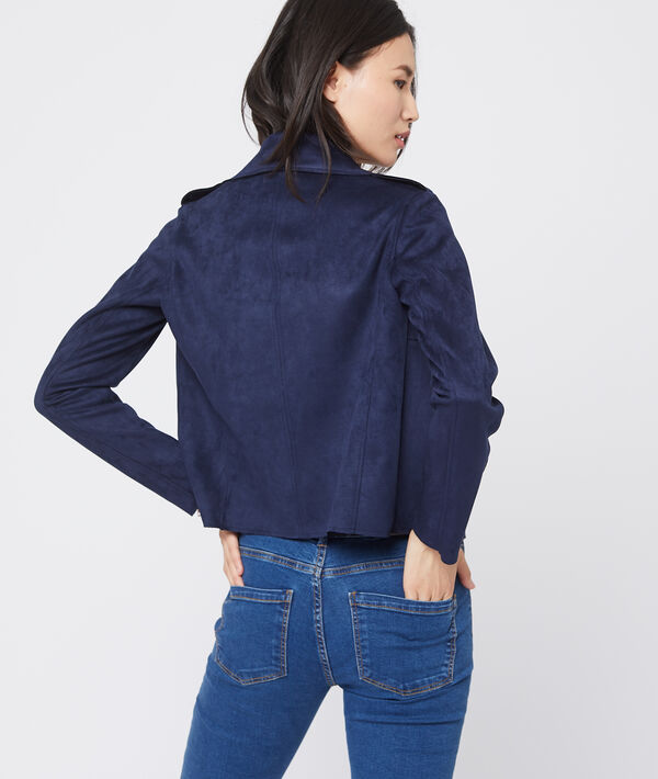Veste de biker effet daim Veste de biker effet daim