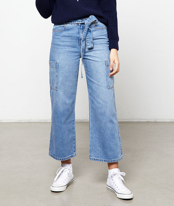 Jean flare ceinturé Jean flare ceinturé