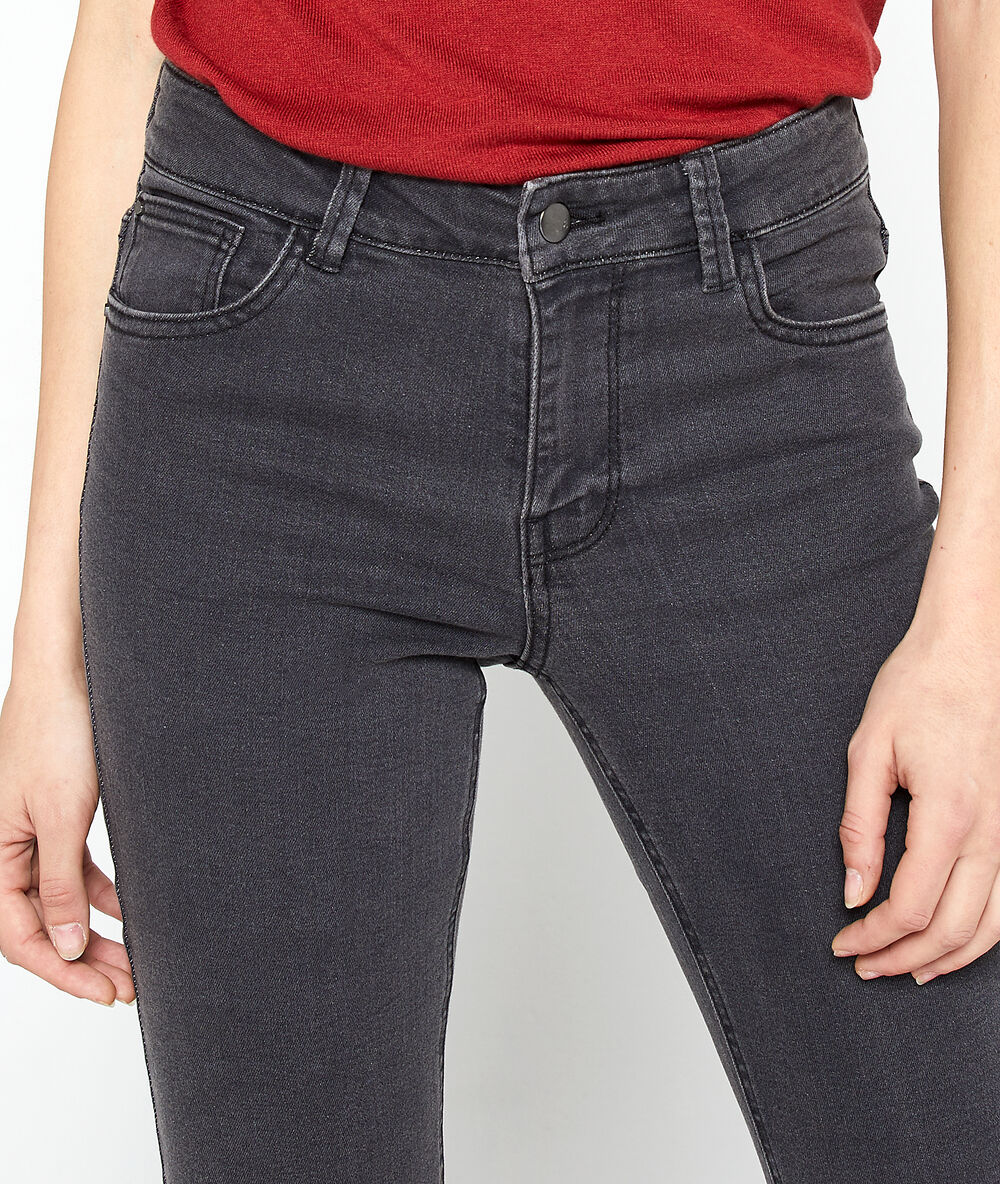 Jean droit anthracite.