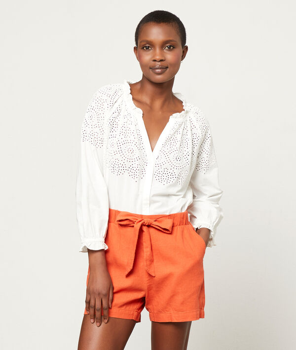 Blouse détails guipure Blouse détails guipure